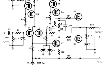 rangkaian-amplifier-mosfet-25-watt