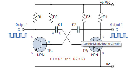 pembangkit sinyal transistor