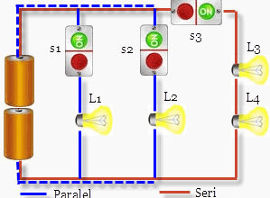 rangkaian seri dan paralel