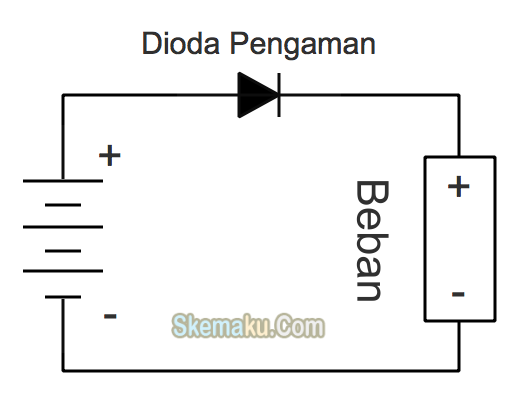 dioda sebagai pengaman polaritas dc